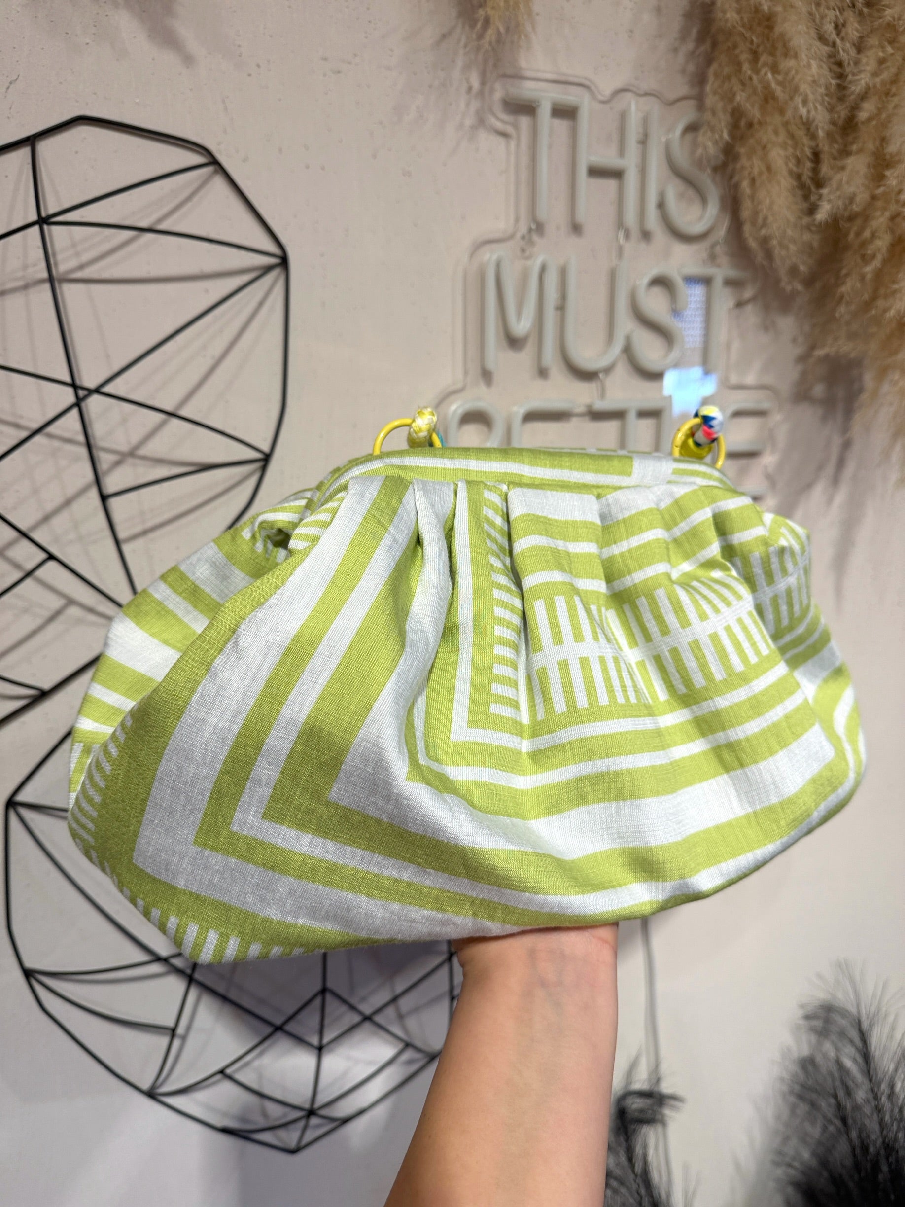 Maxi Clutch Pasticcino Tessuto Fantasia  +colori