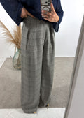 Pantalone Palazzo Pied De Poule Glamorous