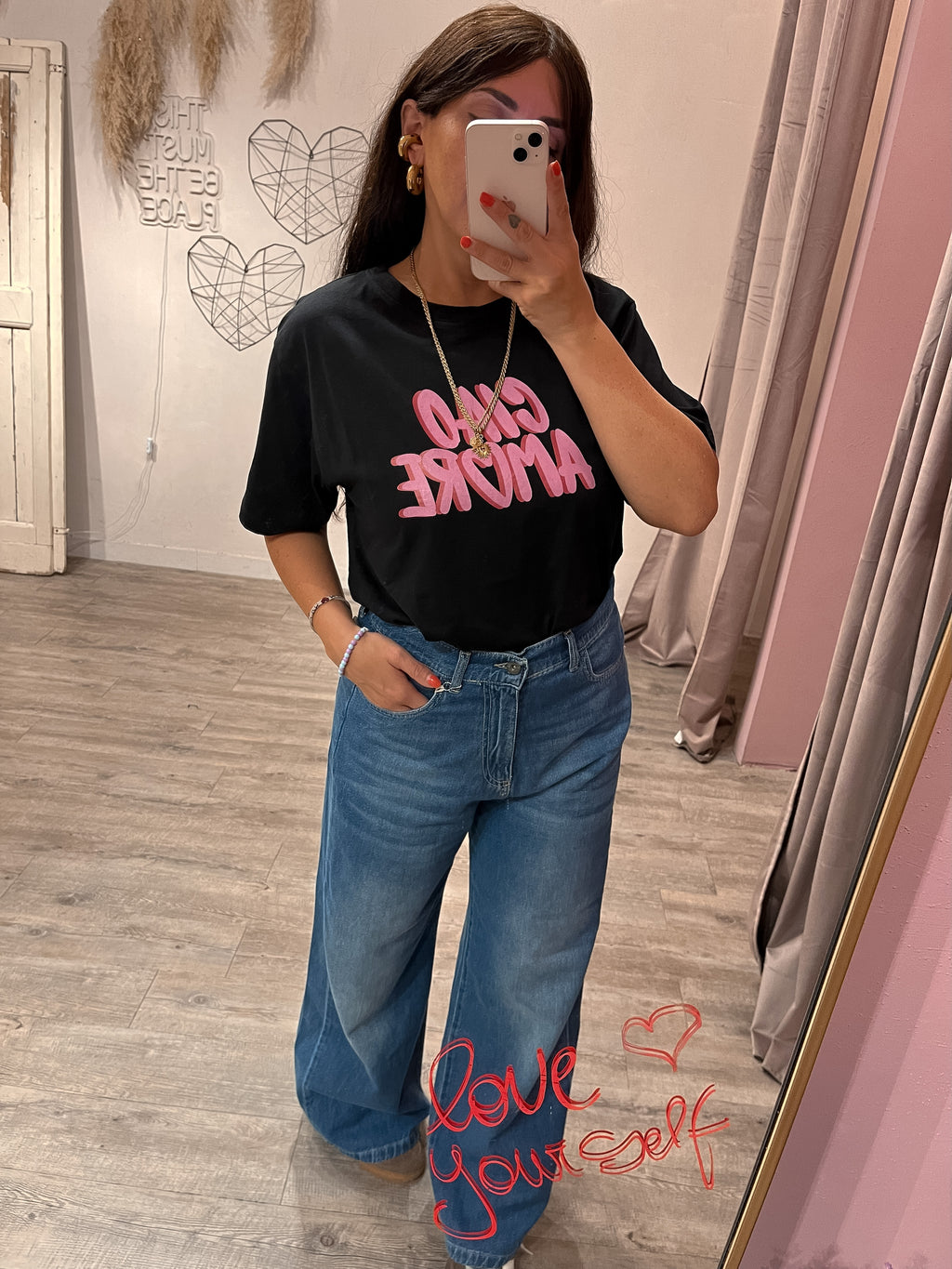 T-Shirt “Ciao Amore” Nero