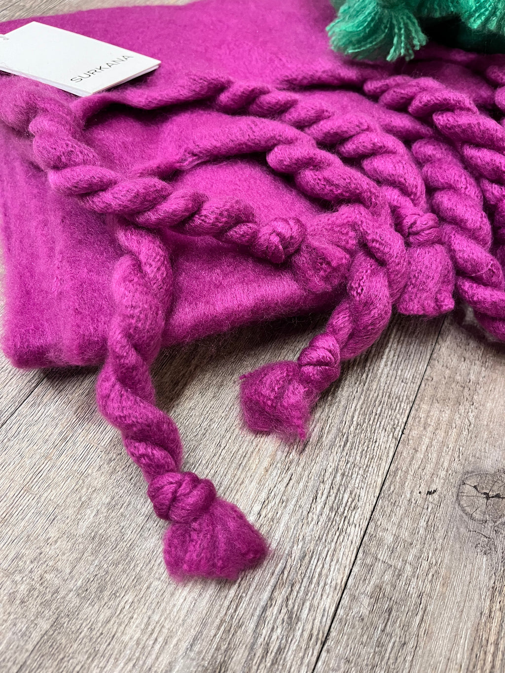Maxi Sciarpa Trecce Surkana +colori