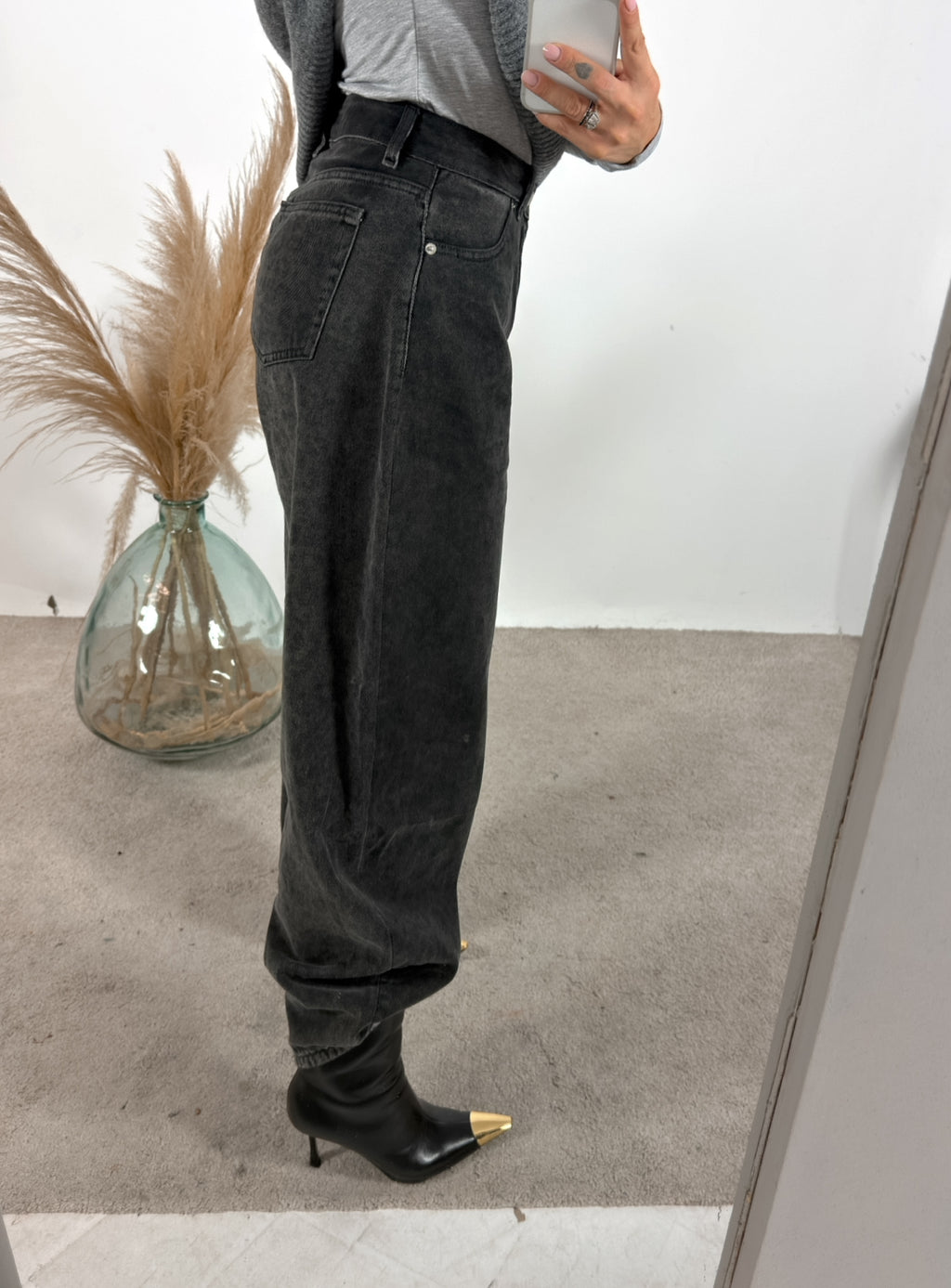 Jeans Mod.Nancy Barrel Animalier Asfalto Dr.Denim
