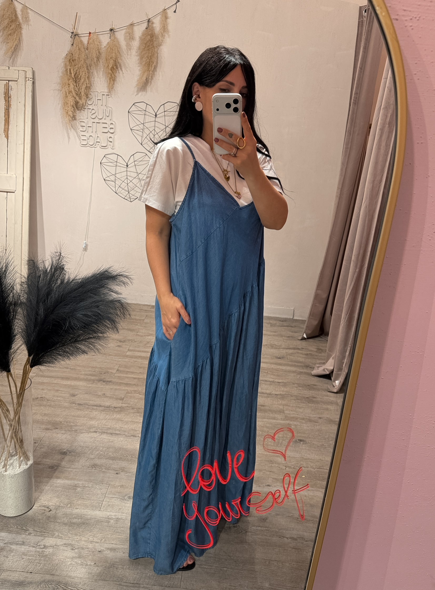 Maxi Jumpsuit Tessa Denim +colori