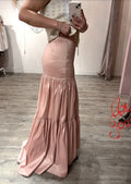 Gonna Lunga Balze Taffeta Kostumn1 +colori