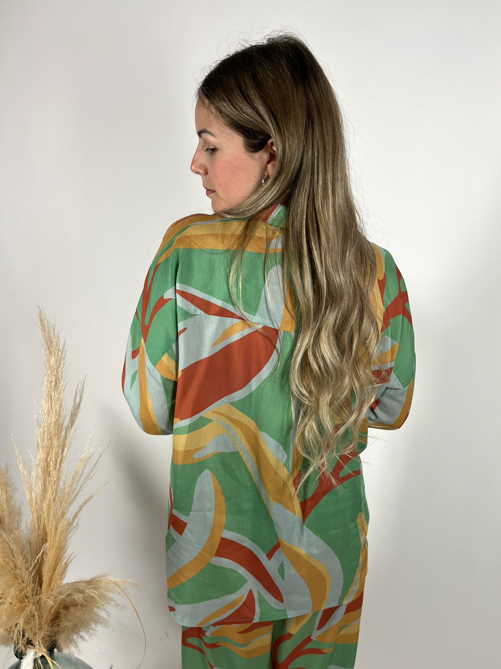 Camicia Viscosa Fluida Vintage