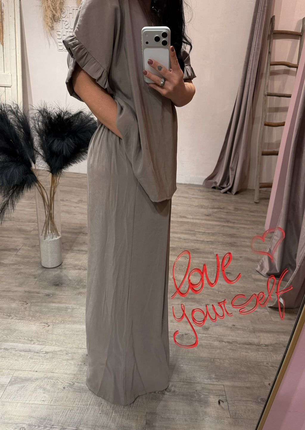Pantalone Parisienne Viscosa Lavata +colori