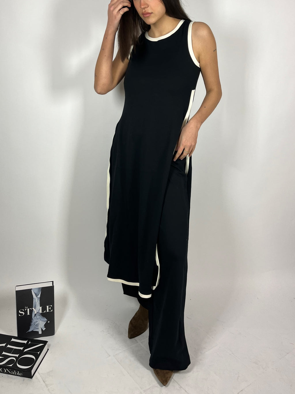Pantalone Sporty Banda Nero SKFK