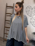 Maxi T-shirt Righe Felicia +colori