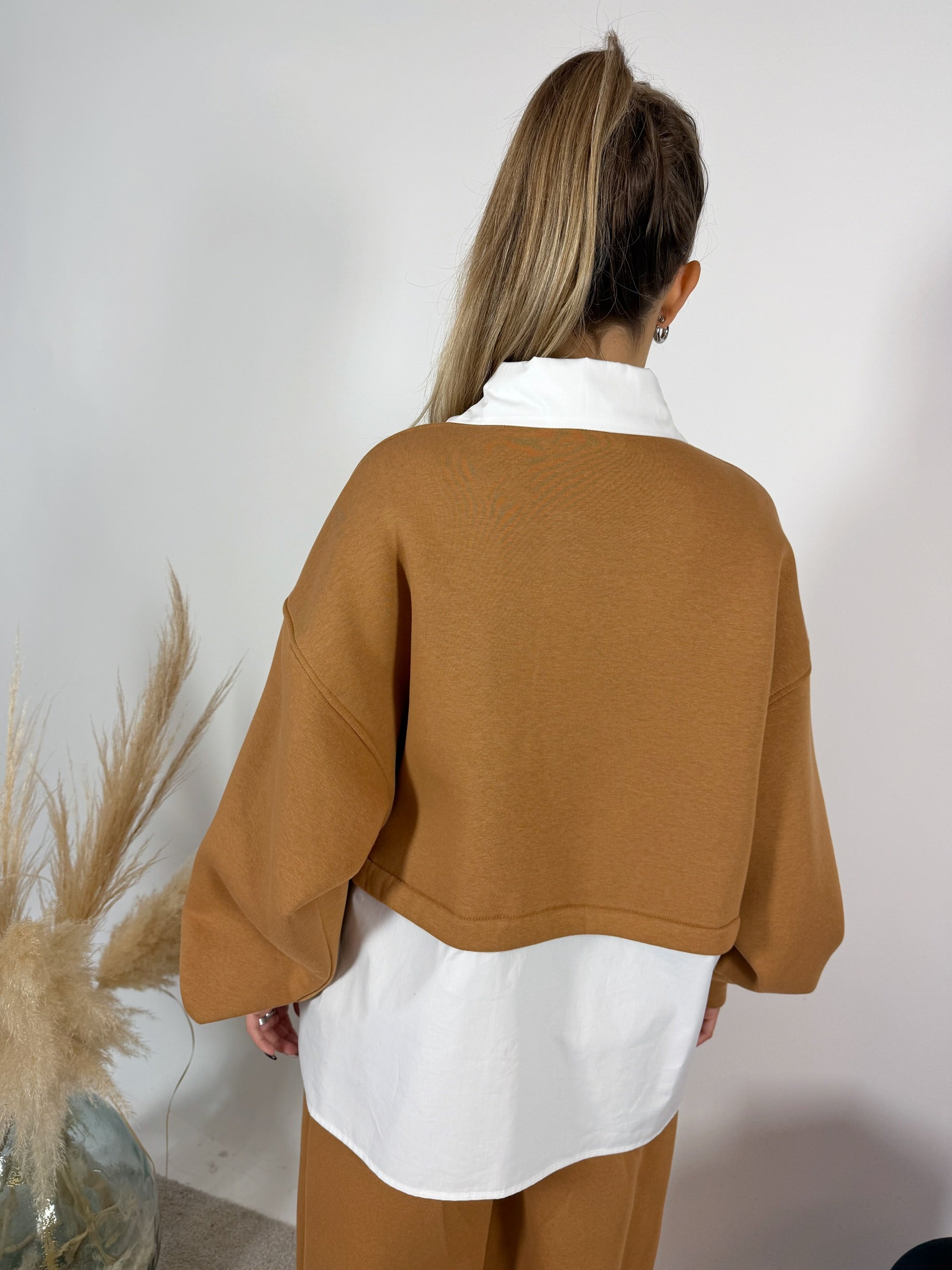 Felpa Camicia Camel Kostumn1