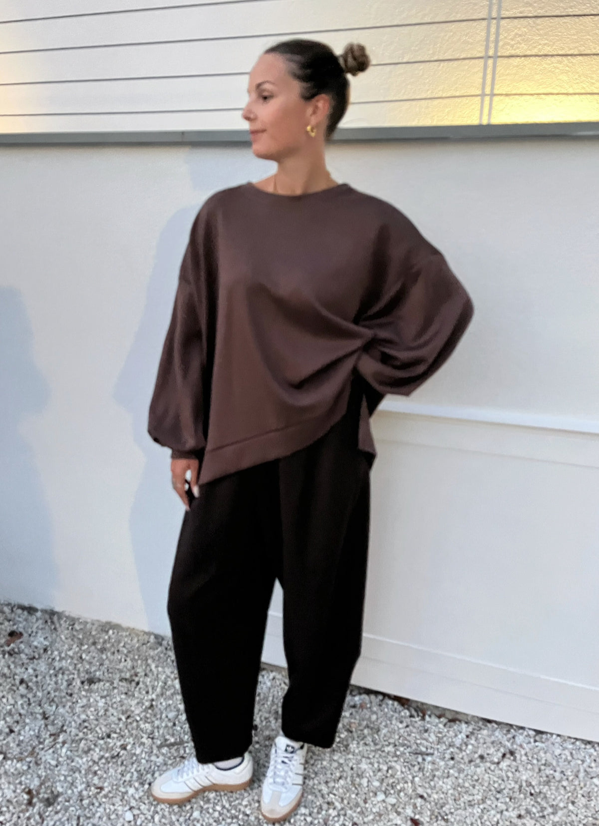 Felpa Oversize Scuba +colori