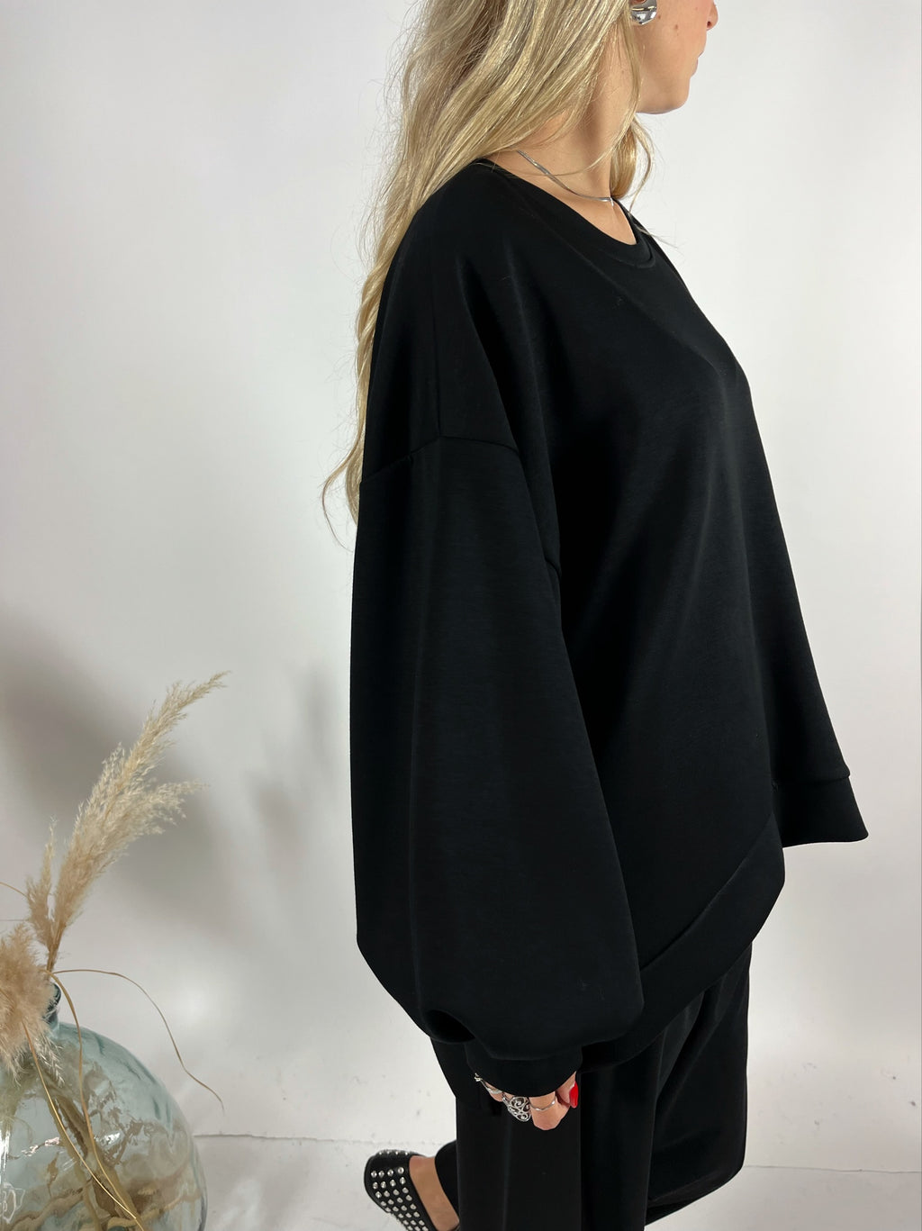 Felpa Oversize Scuba +colori