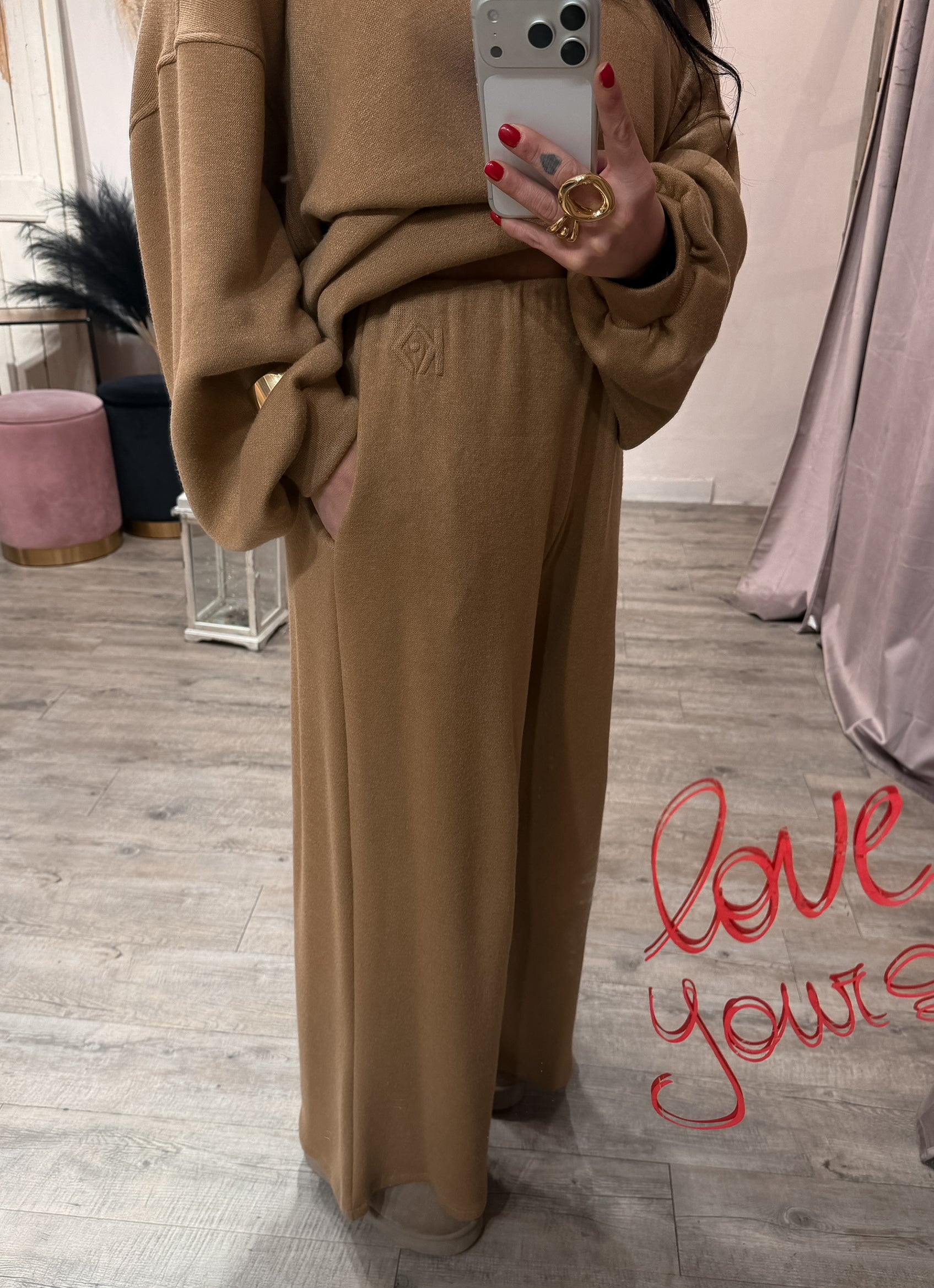 Pantalone Maja Kostumn1 Camel