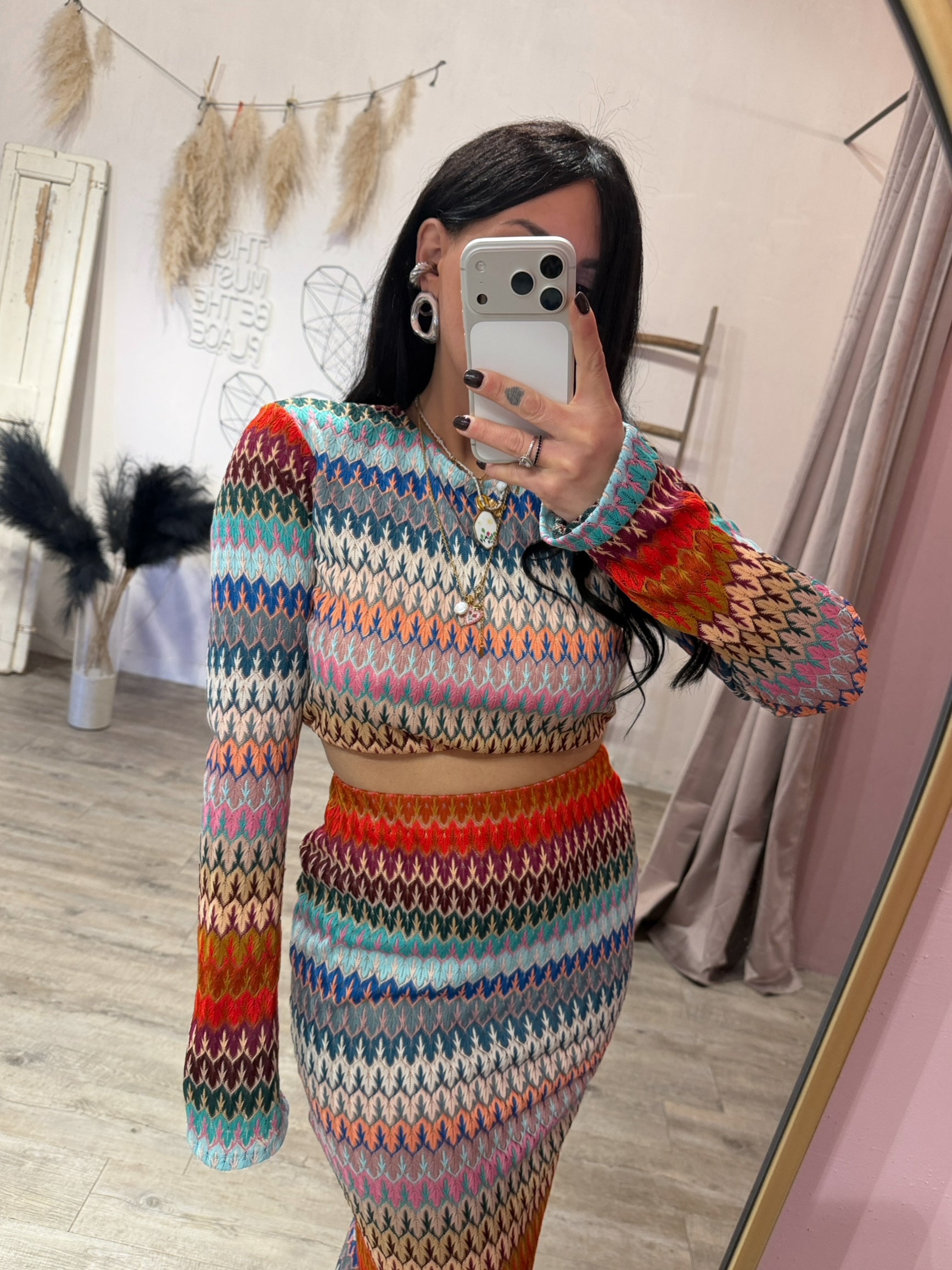 Maglia Crop Crochet Kostumn1