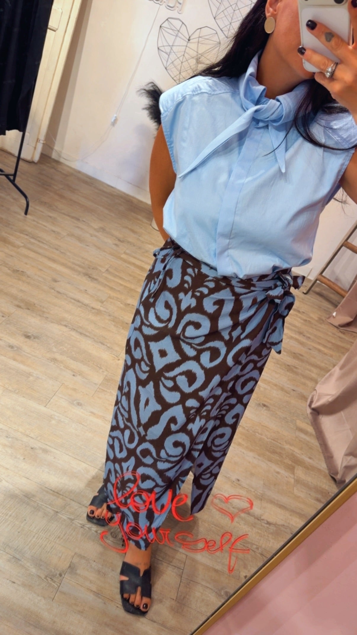 Camicia Collo Fiocco Oxford Kontatto