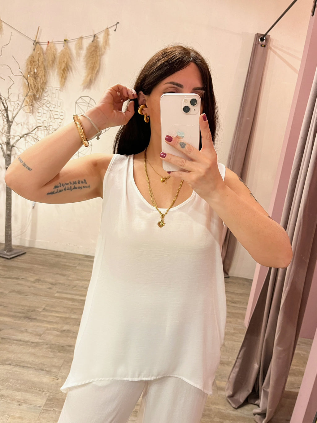 Canotta Lunga Satin YouDecide +colori
