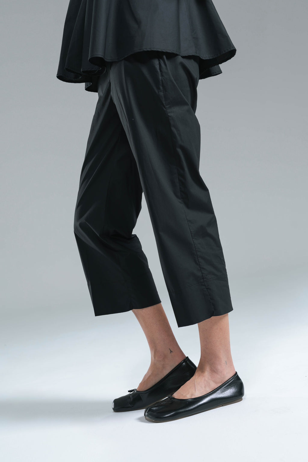 Pantalone Pinocchietto Popeline Kostumn1 Nero