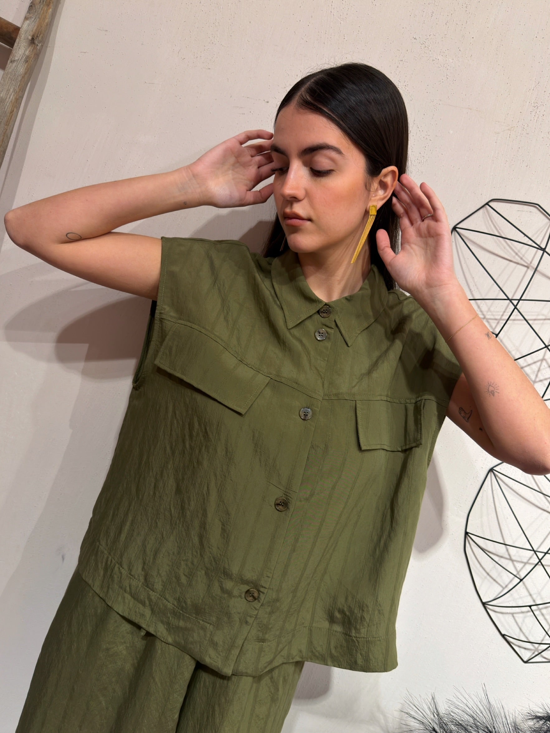 Camicia Tasche Militare Kontatto