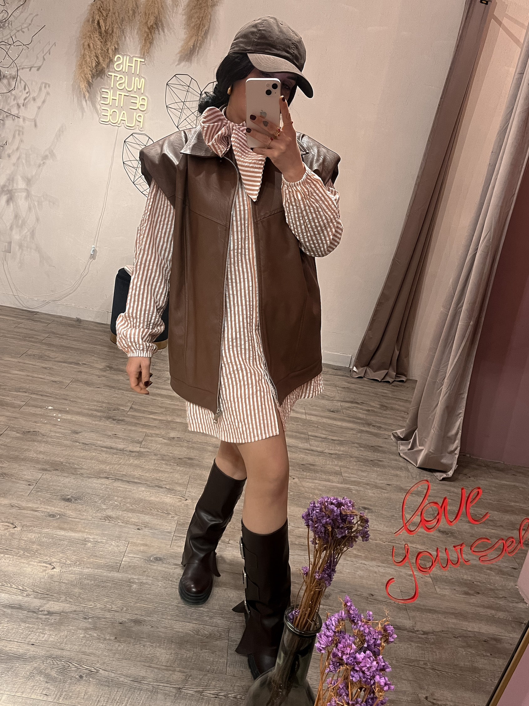 Maxi Gilet Pelle Kostumn1 +colori