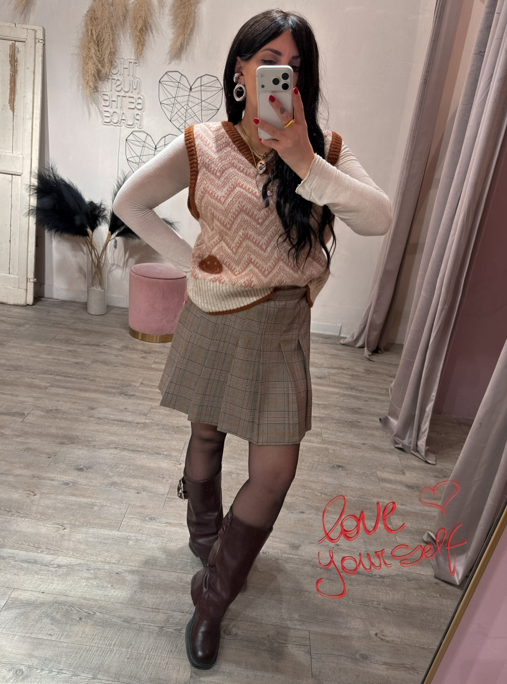 Gilet Jacquard Smile +colori