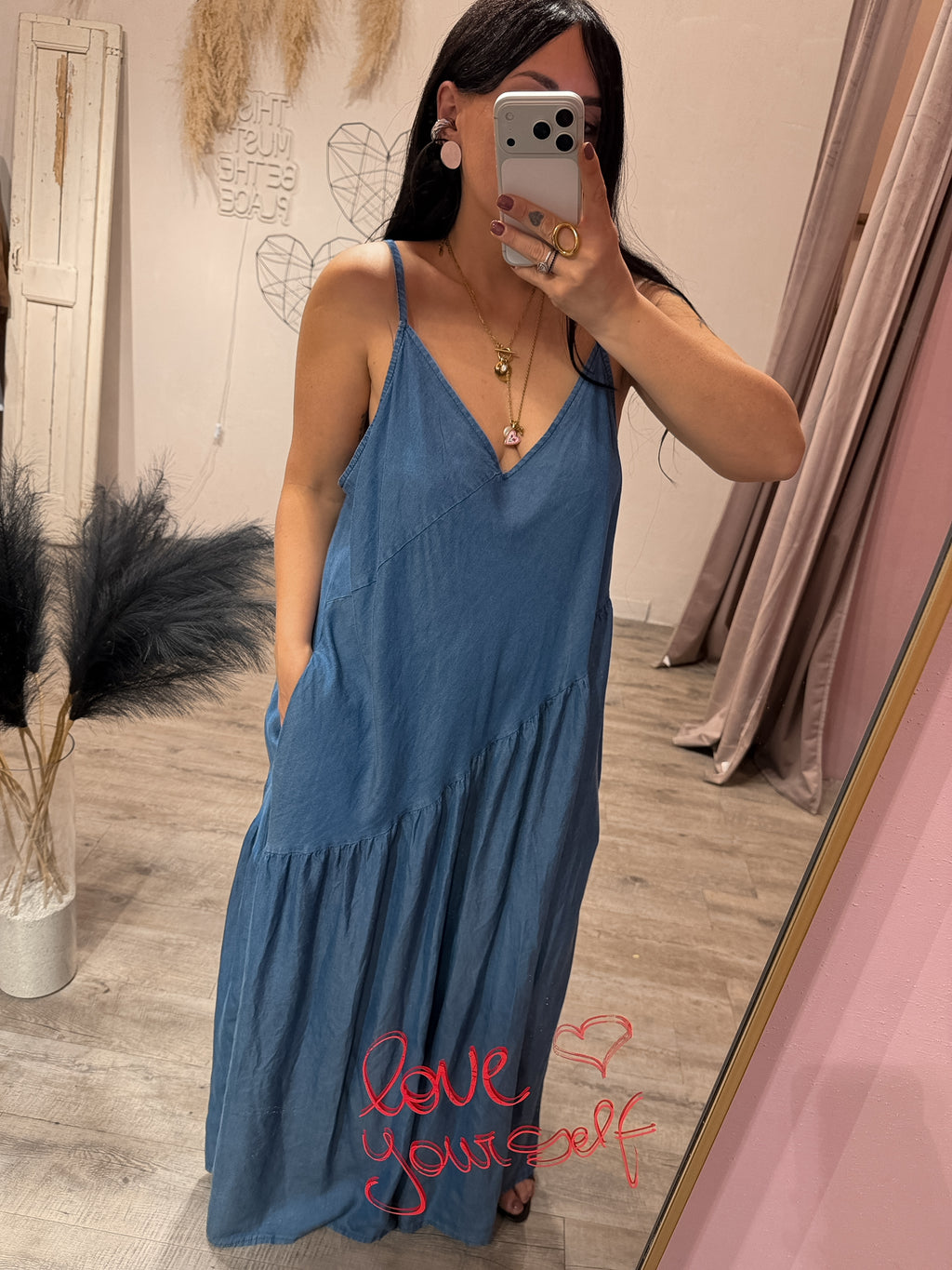 Maxi Jumpsuit Tessa Denim +colori