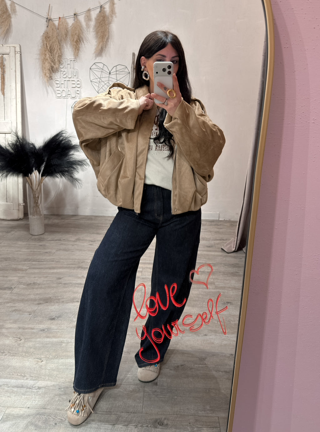 Bomber Suede Over Sabbia
