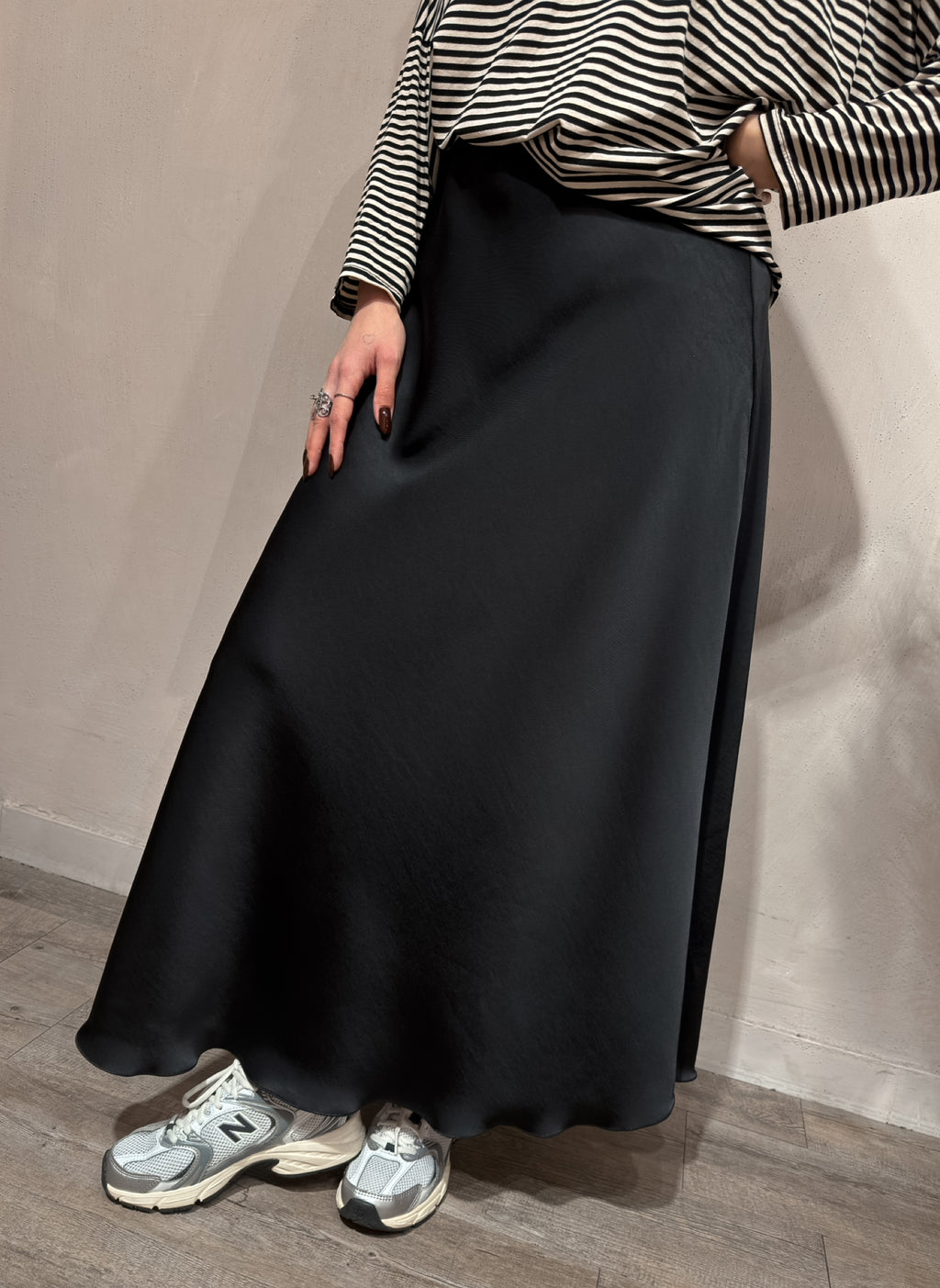 Gonna Midi Satin +Colori