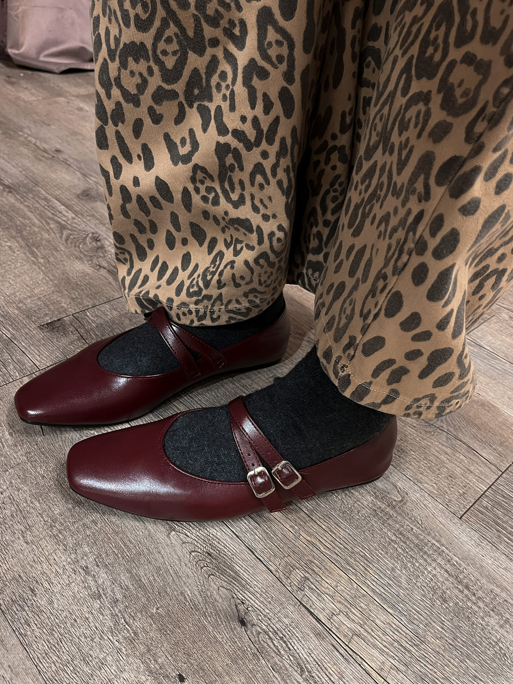 Ballerina Bordeaux Fibbie