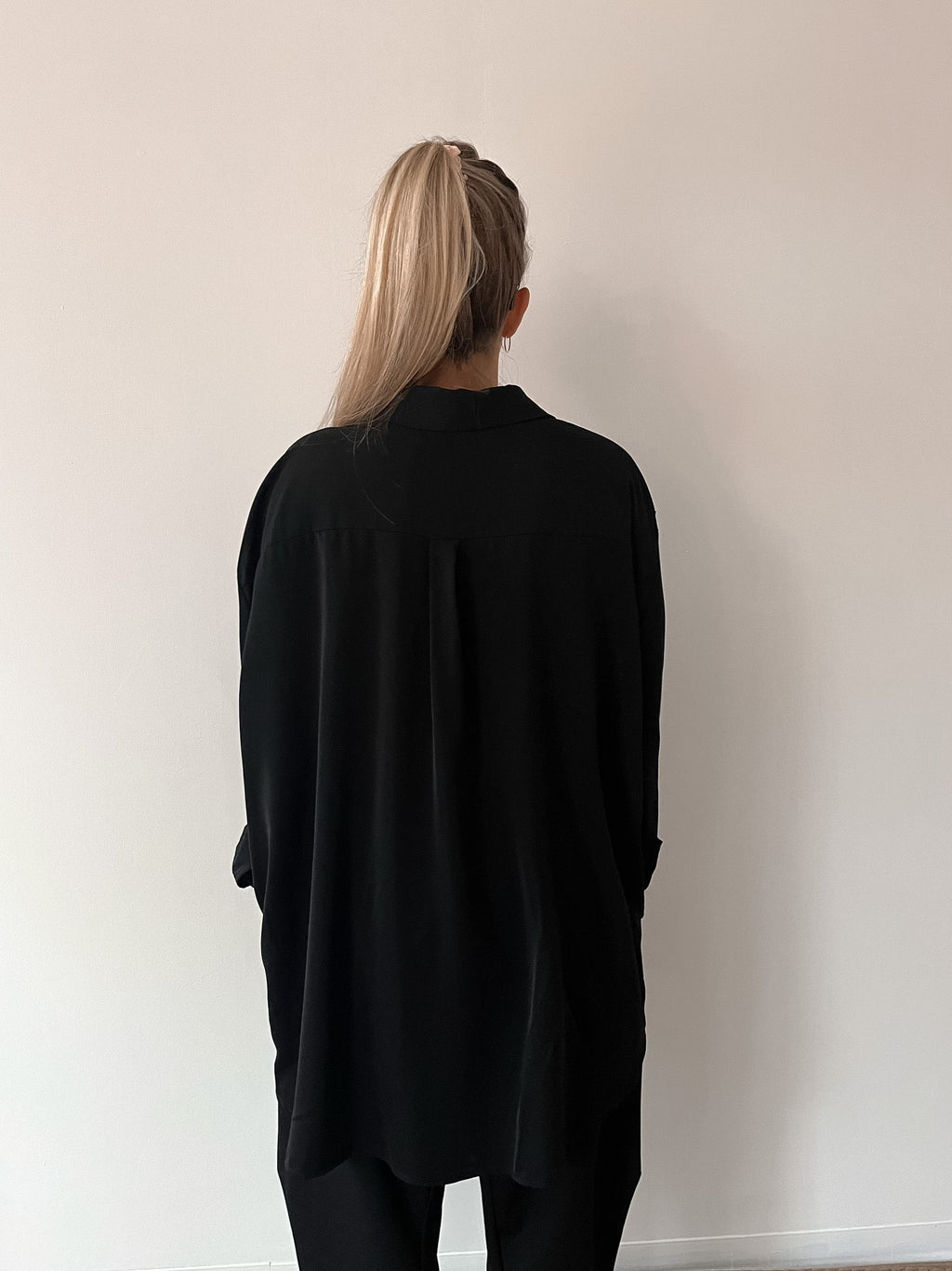 Maxi Camicia Drusilla Nero