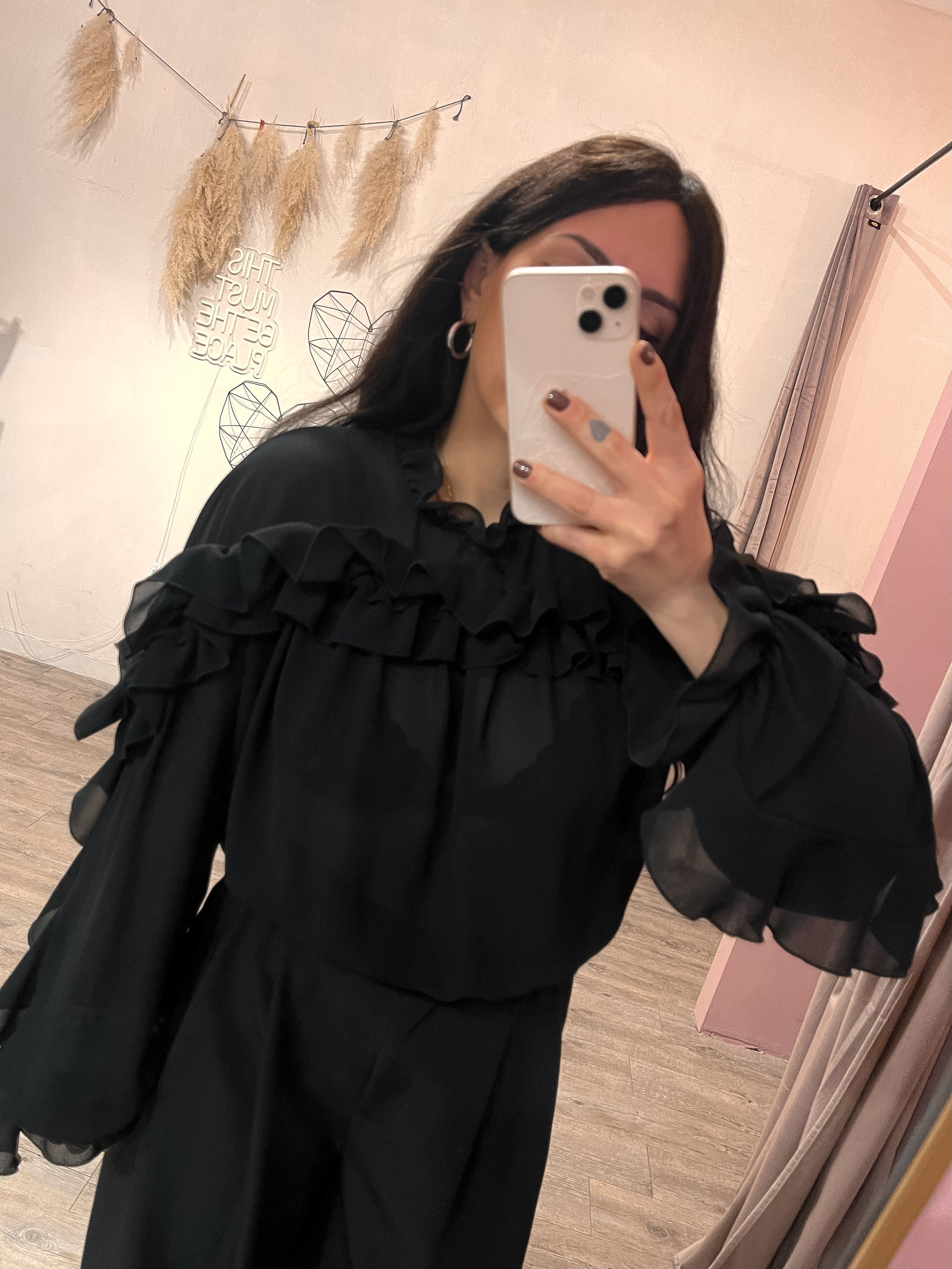 Blusa Rouches Cipria Kostumn1