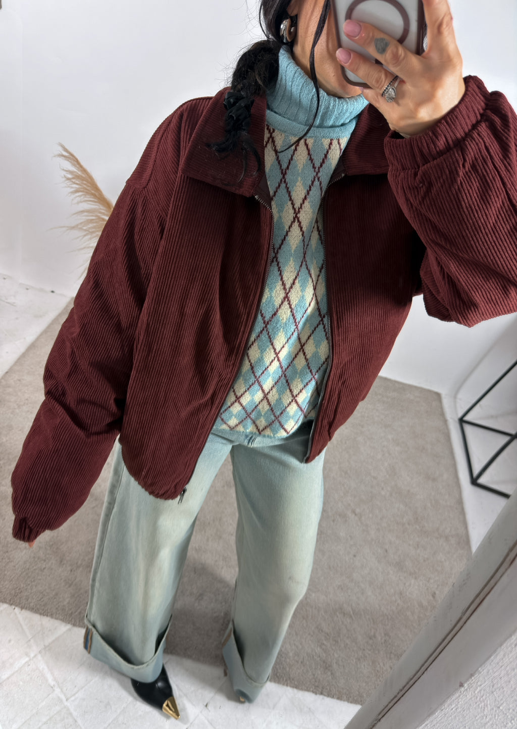 Bomber Oversize Costine Velluto 24Colours