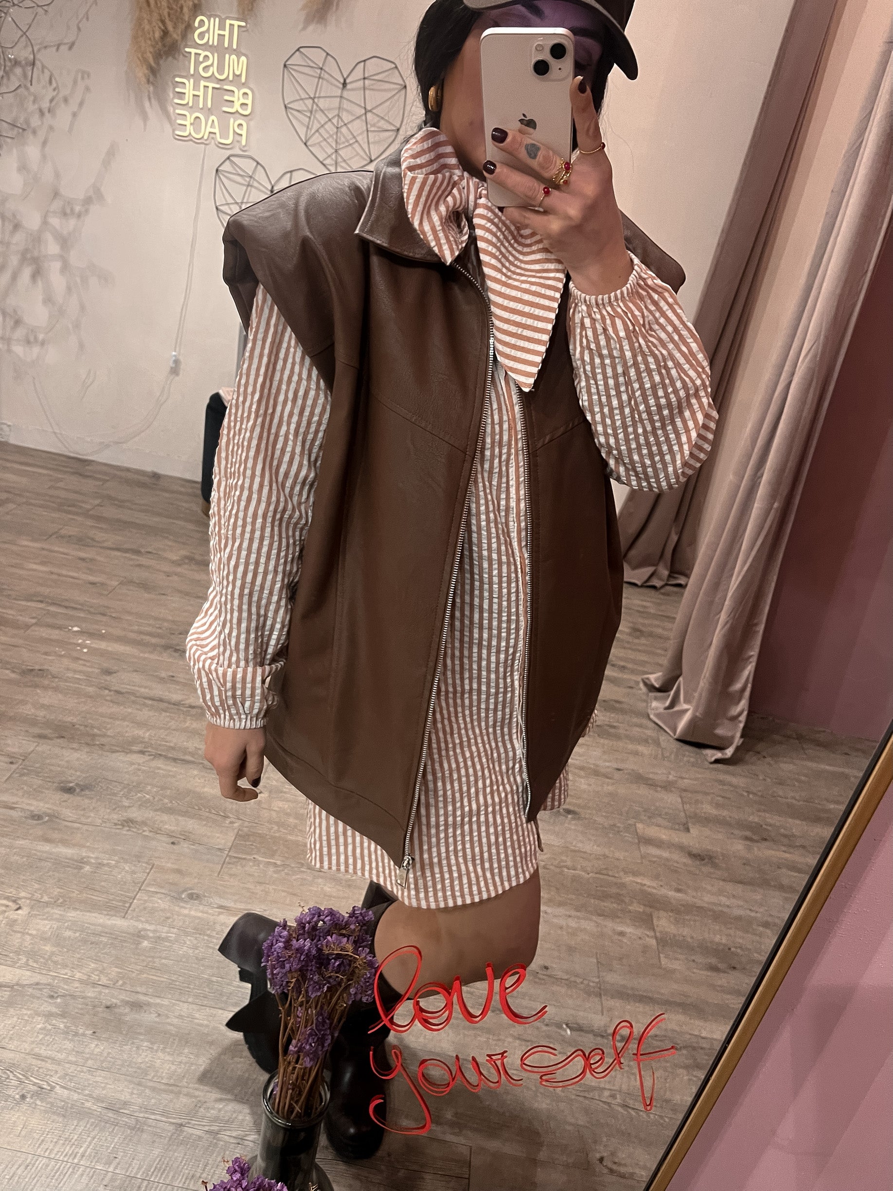 Maxi Gilet Pelle Kostumn1 +colori
