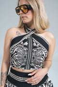Top Fazzoletto Fantasia Atzeca Glamorous