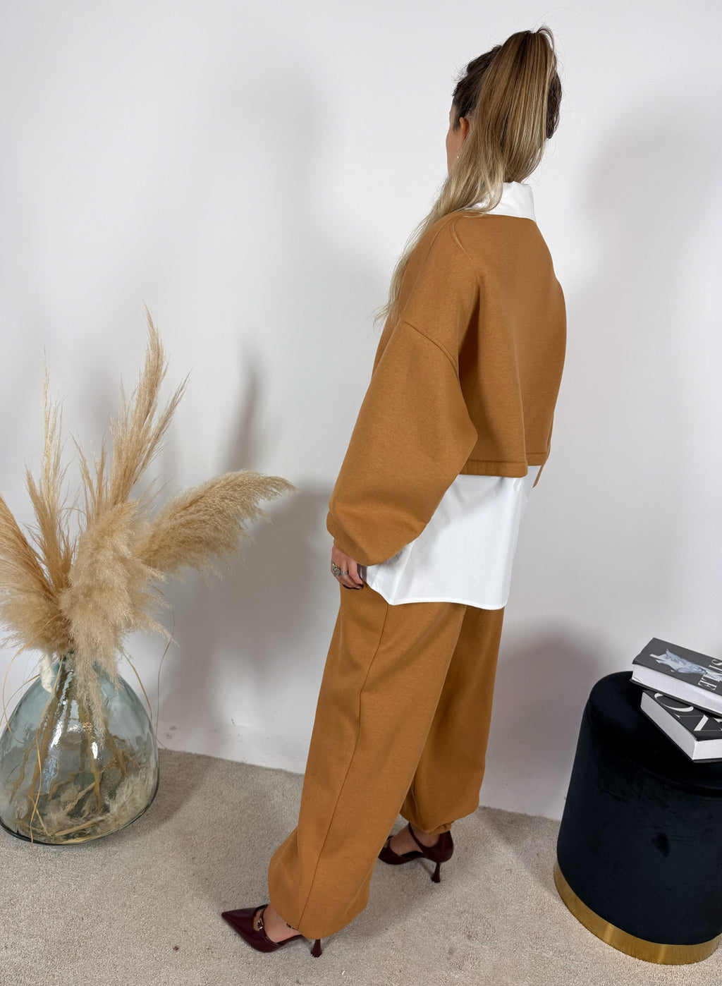 Felpa Camicia Camel Kostumn1
