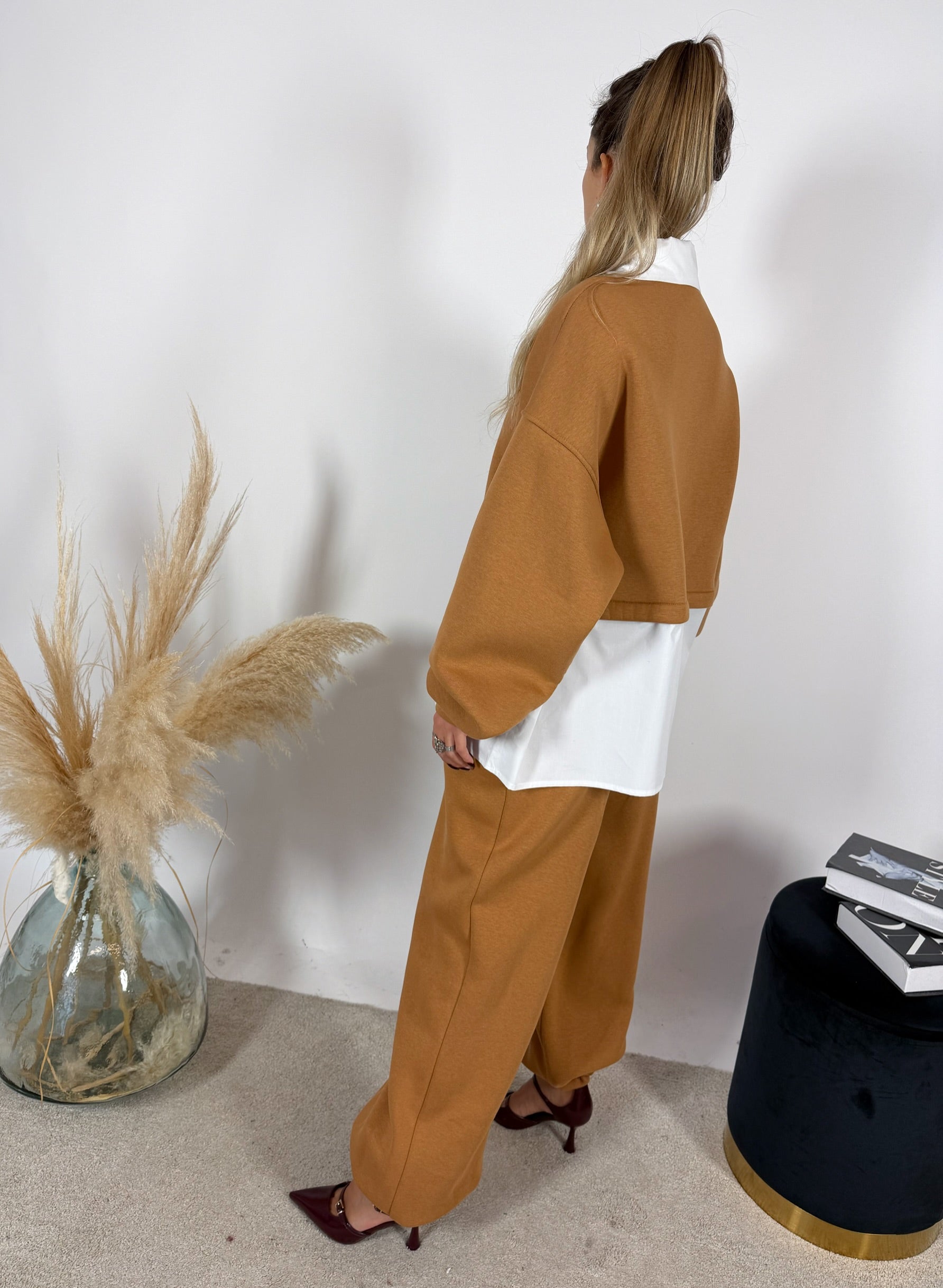 Felpa Camicia Camel Kostumn1
