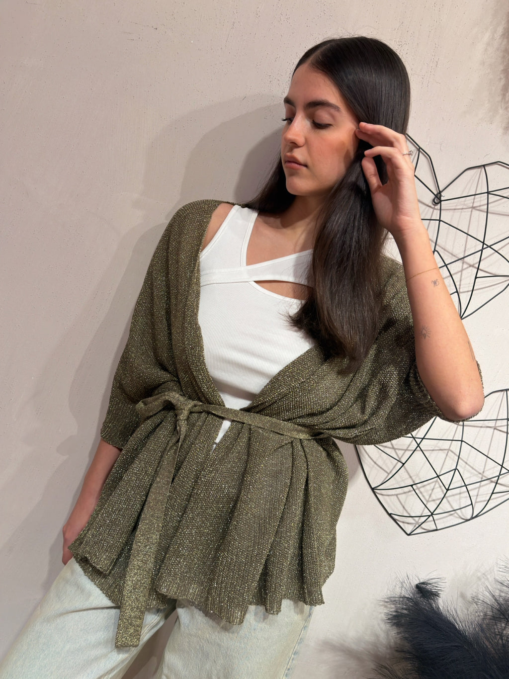 Kimono Lurex Militare Kontatto