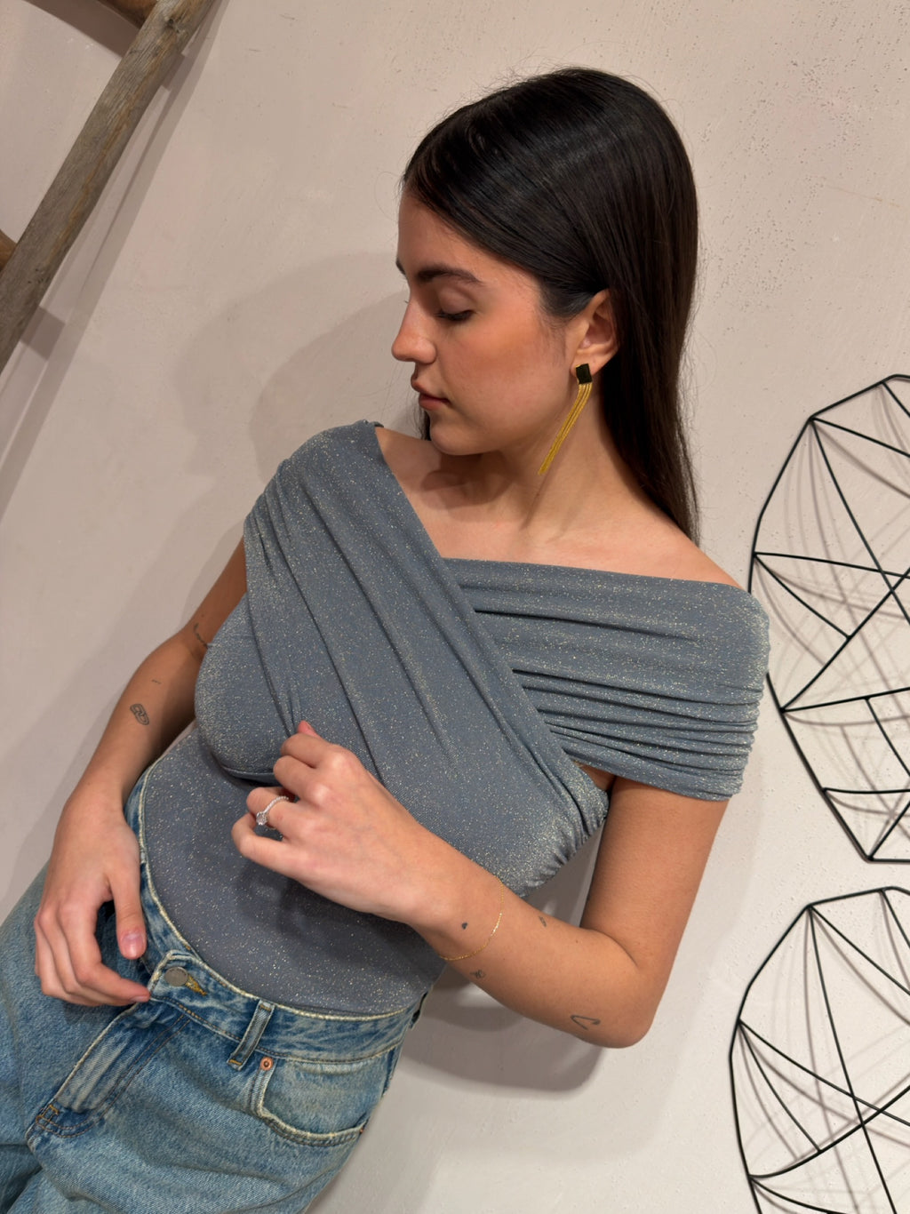 Body Lurex Jeans Kontatto