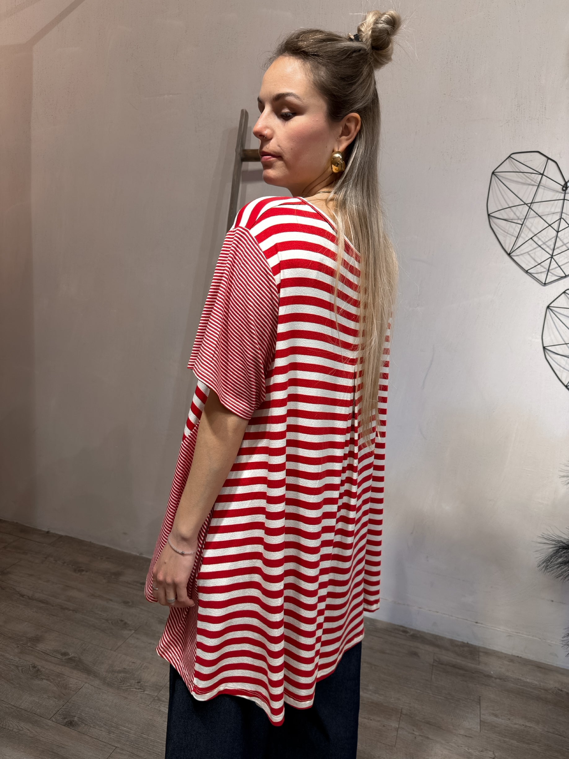 Maxi T-shirt Righe Felicia +colori