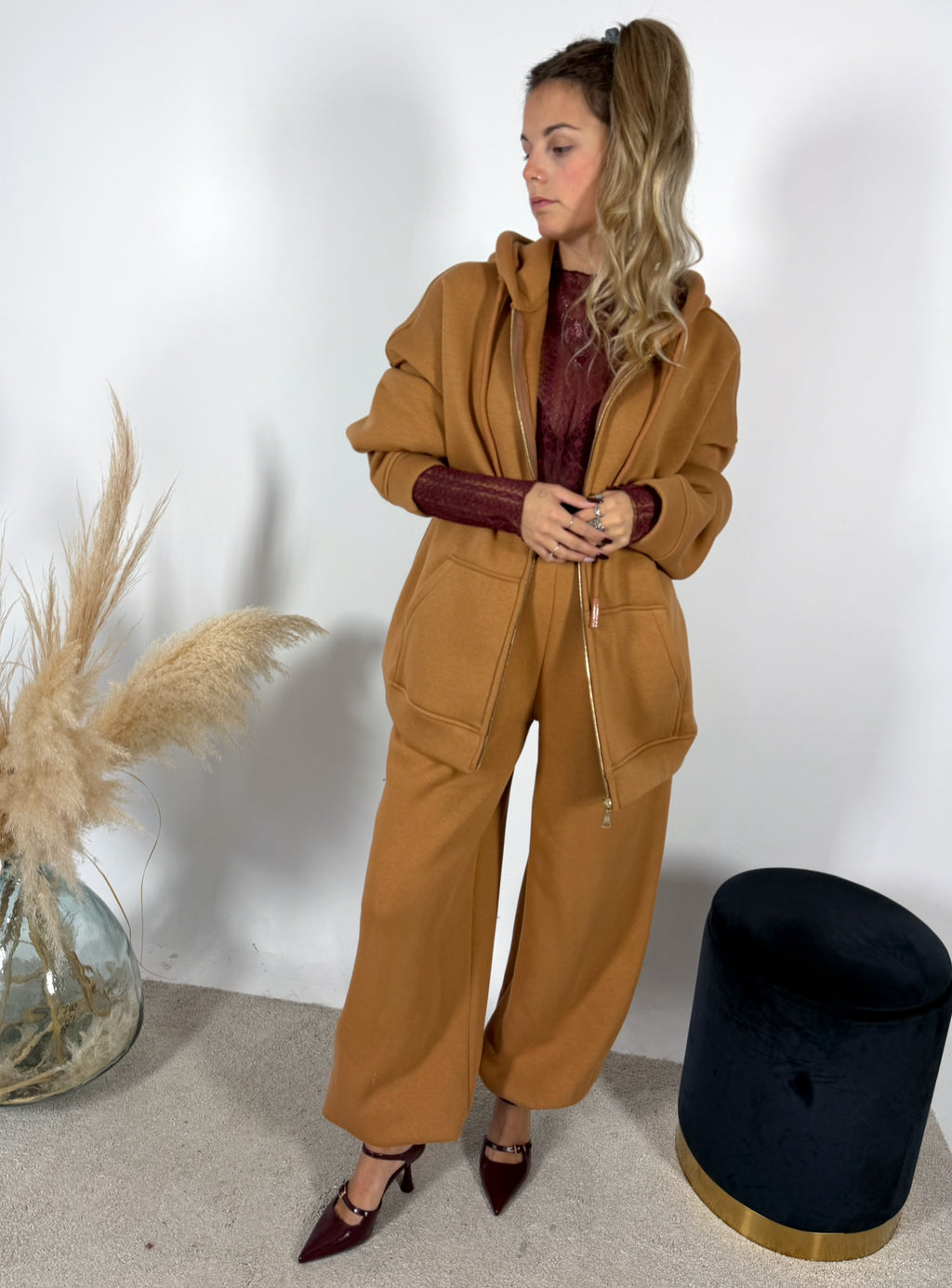 Panta Balloon Felpa Camel Kostumn1