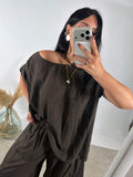 Blusa Barbara Mussola Moro
