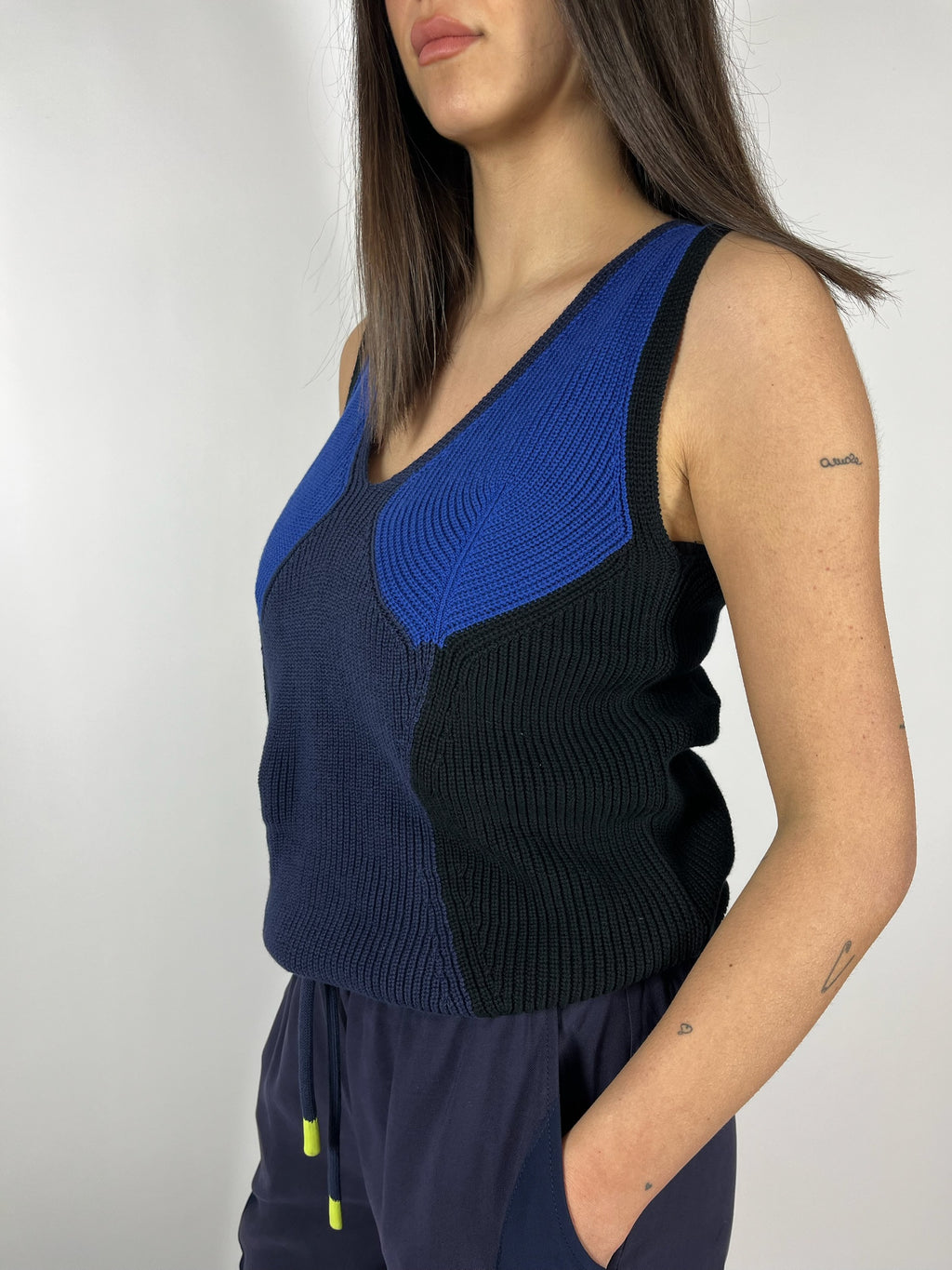 Canotta Crochet Bicolore SKFK