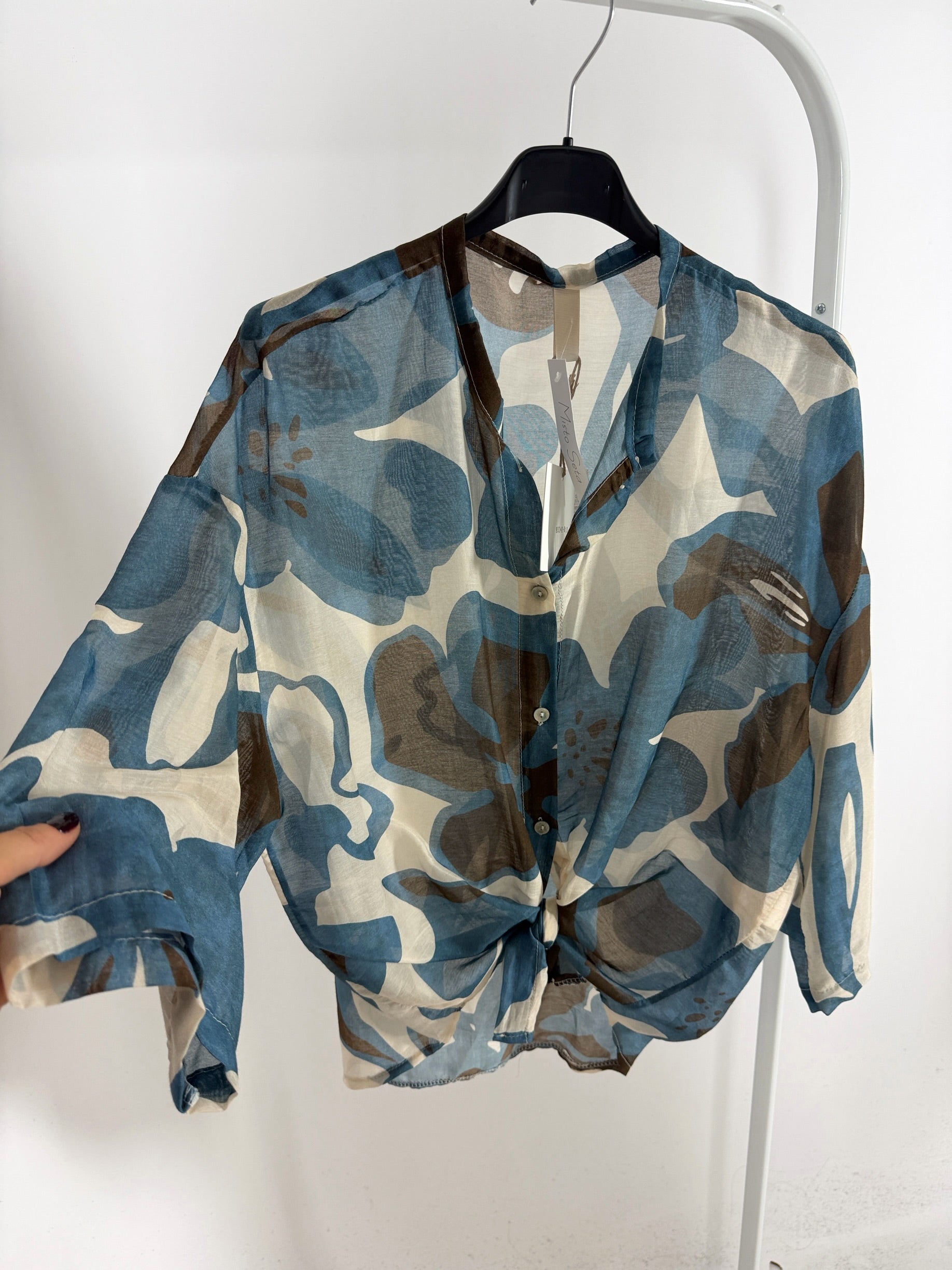 Camicia Misto Seta +Fantasie