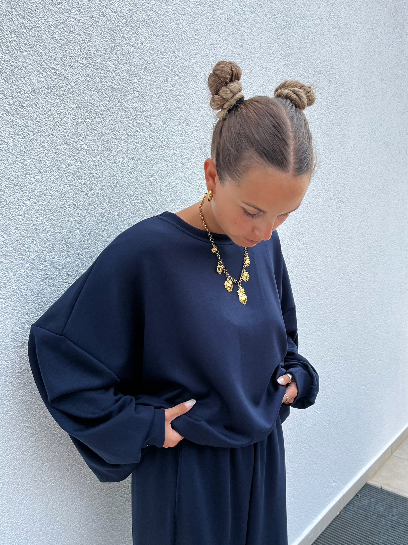 Felpa Crop Scuba +colori