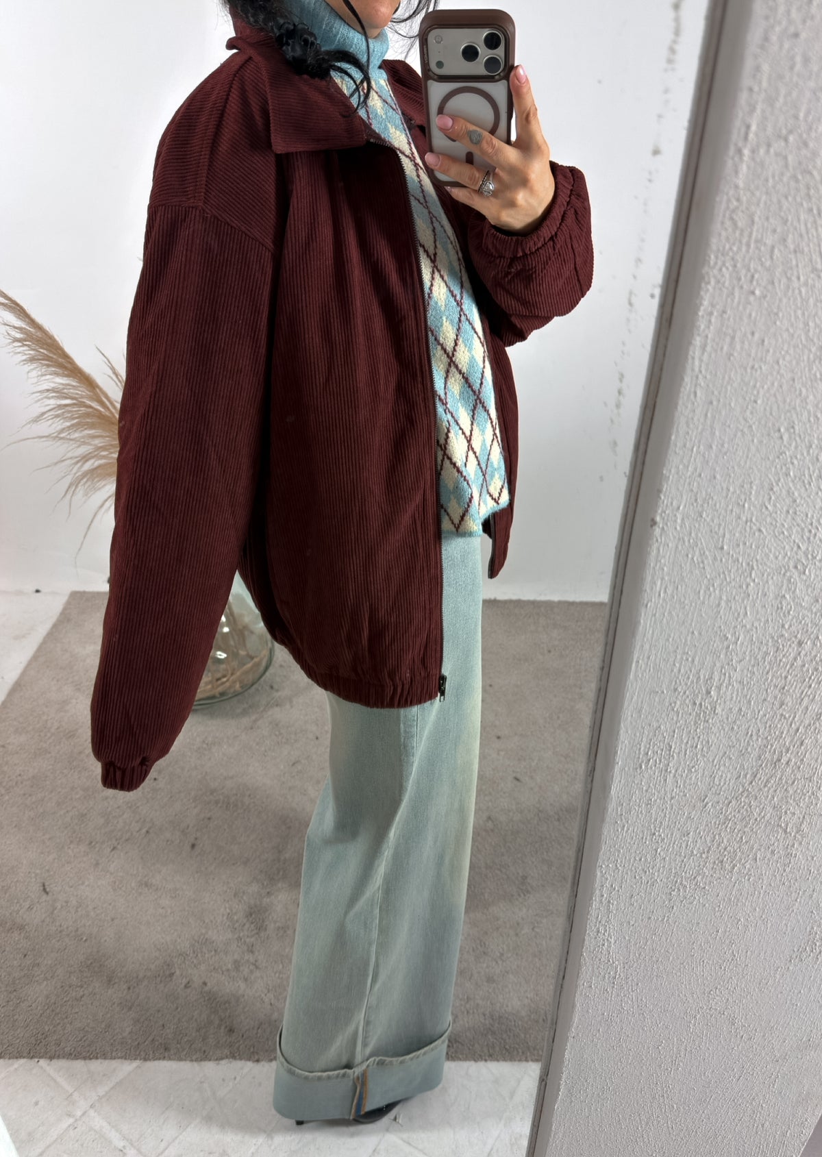 Bomber Oversize Costine Velluto 24Colours