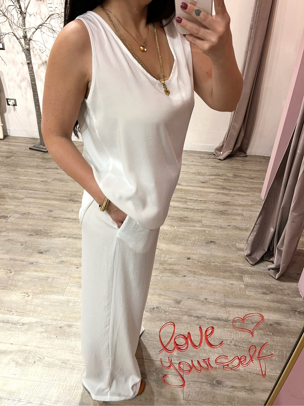 Canotta Lunga Satin YouDecide +colori