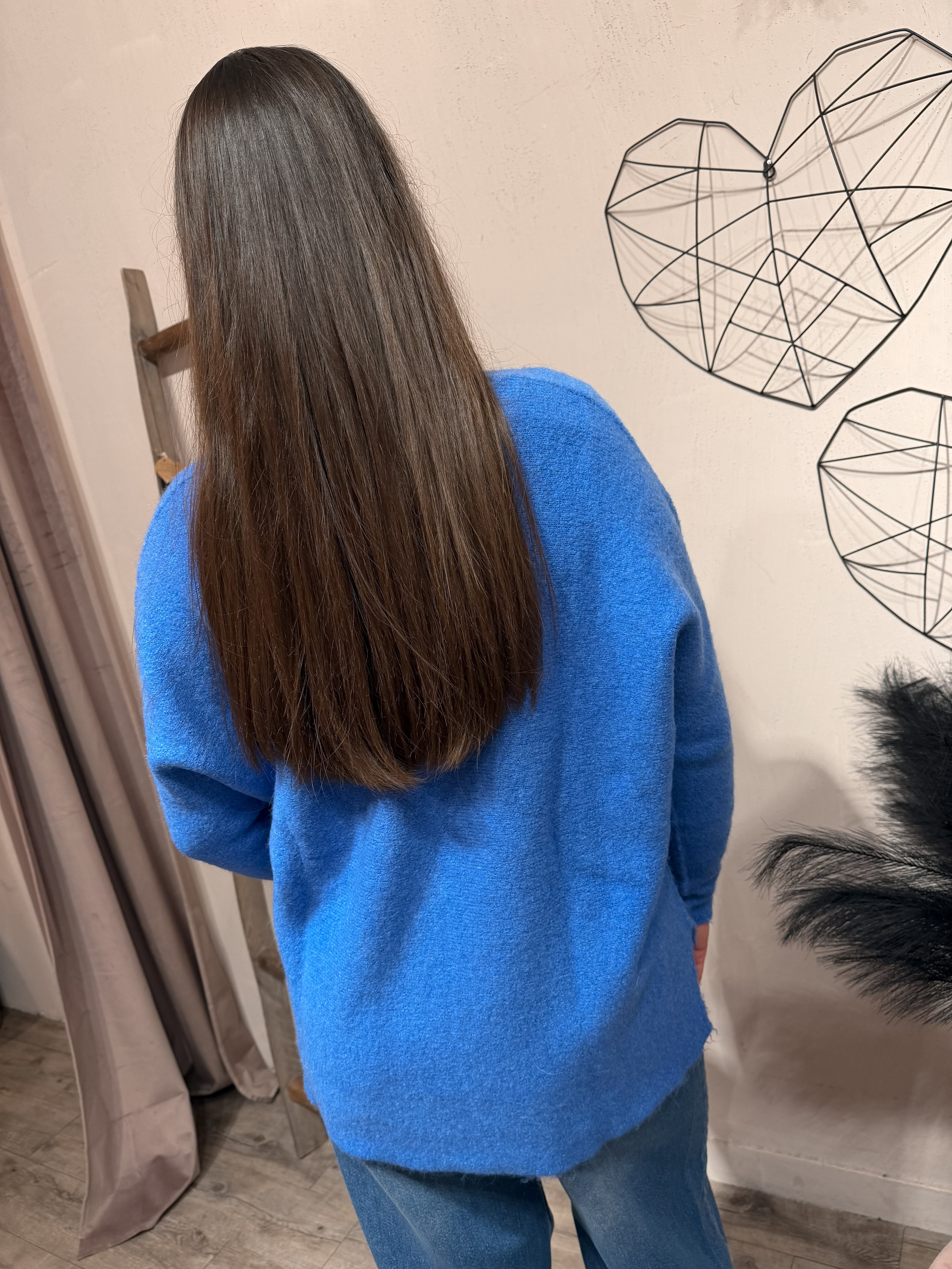 Maxi Maglione Scollo Barca Kontatto +Colori