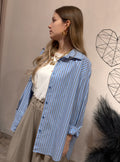 Camicia Over “No Vabbè” Celeste