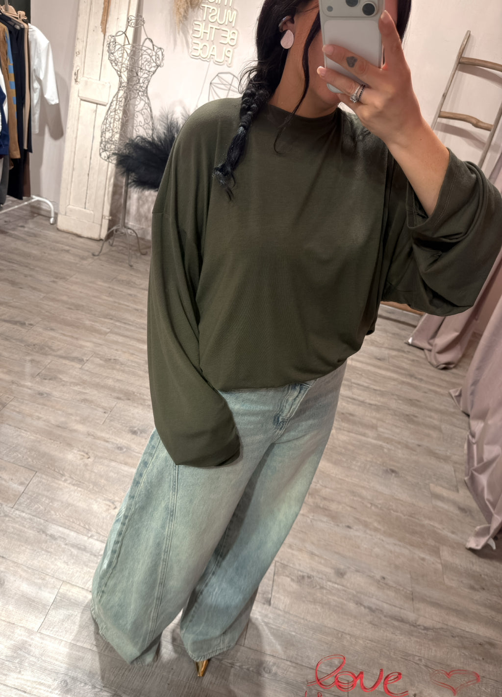 Maxi Maglia Manica Lunga Viscosa Kostumn1 +colori