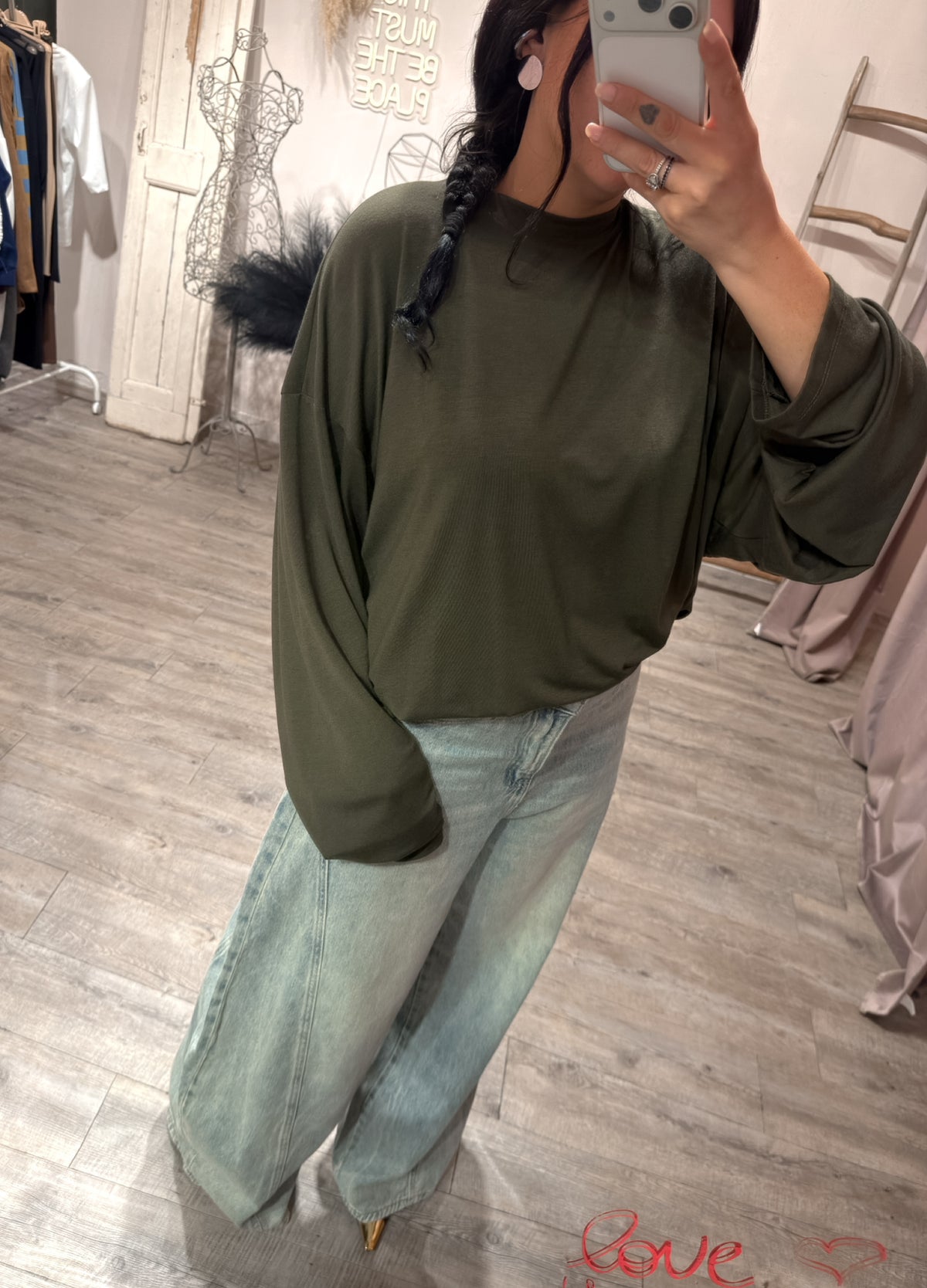 Maxi Maglia Manica Lunga Viscosa Kostumn1 +colori