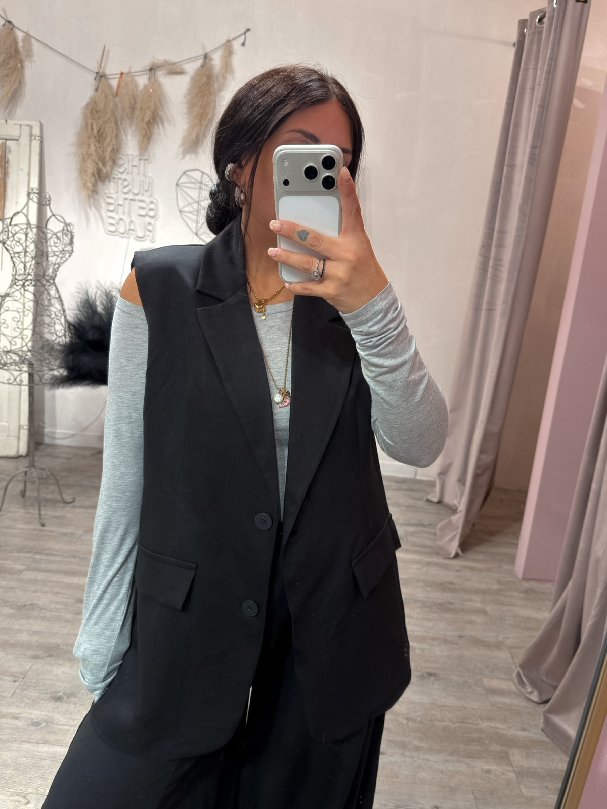 Gilet Ginevra Oversize +colori