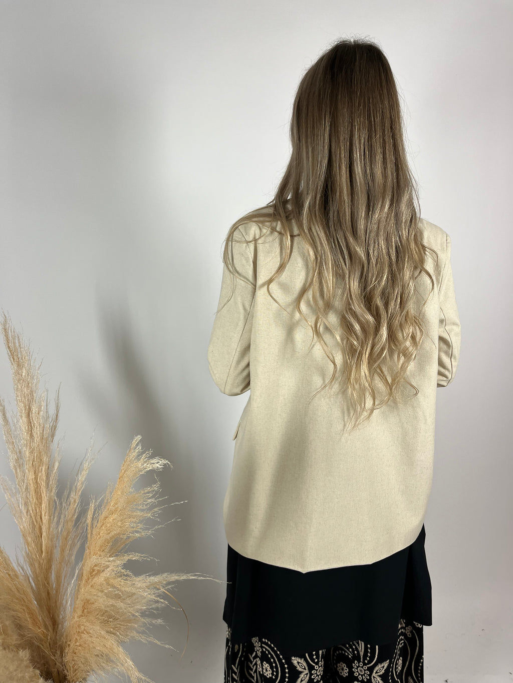Blazer Oversize Linone Sabbia