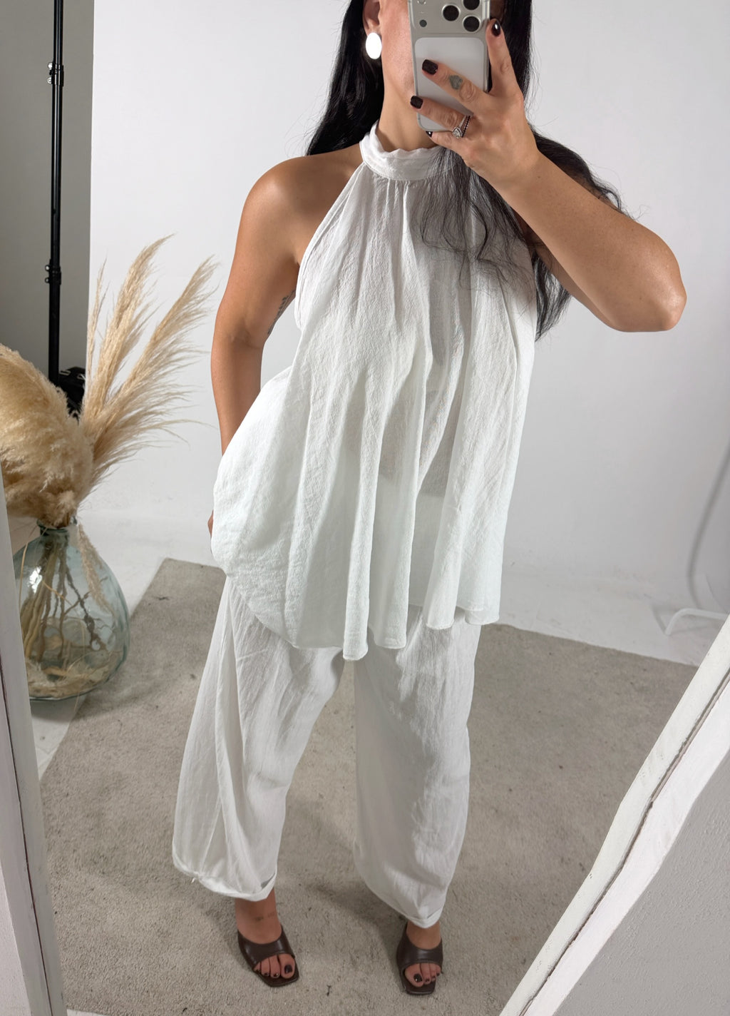 Top America Lino Garza Bianco